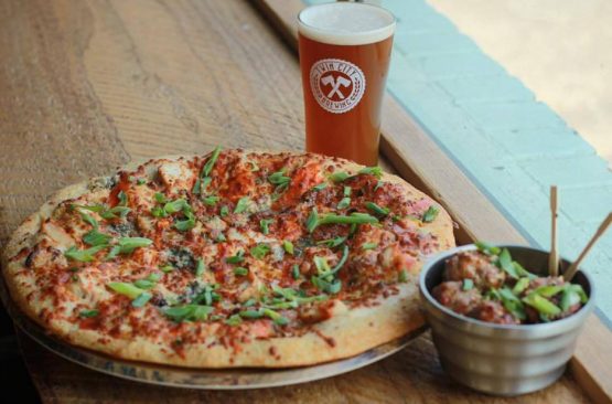 beer from Twin City Brewing Co match well with Pizza