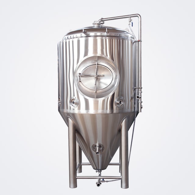 500L conical jacketed fermenter