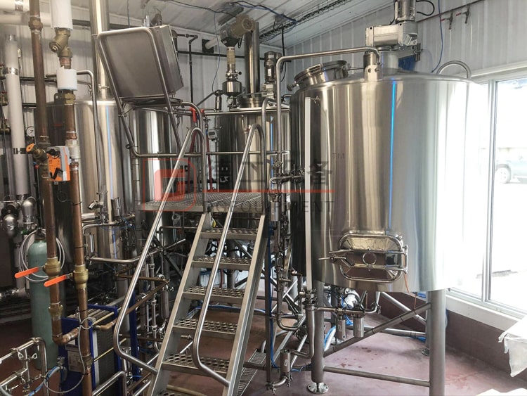 3 vessels beer brewing system