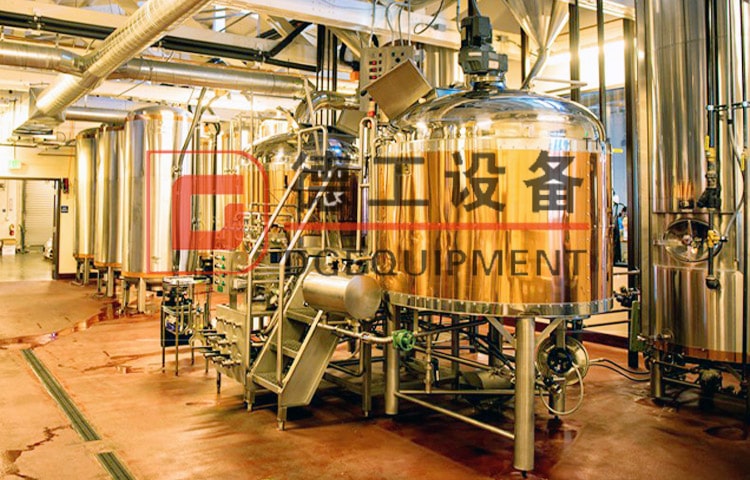 Luxury Red Copper Beer Equipment 