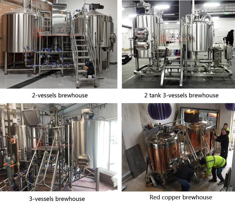 2/3/4 beer brewhoue for micro brewery equipment